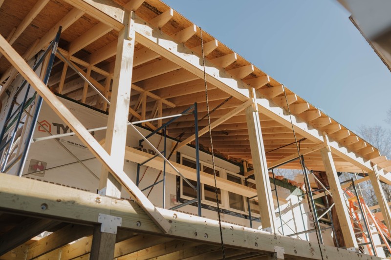 Roof extension framing