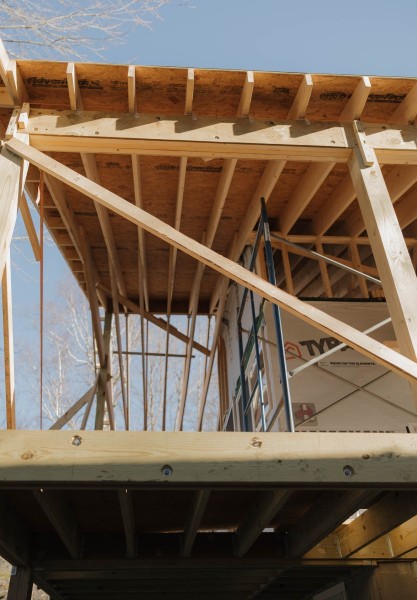 Roof extension framing
