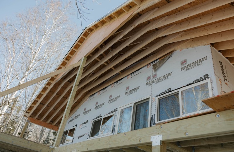 Roof extension framing