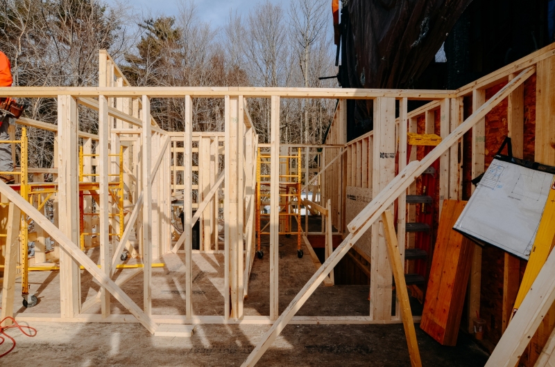 Second floor construction