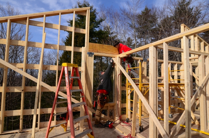 Second floor construction