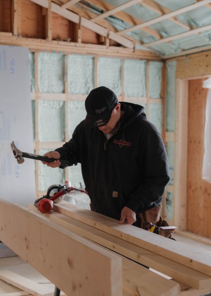 Fabrication of porch header