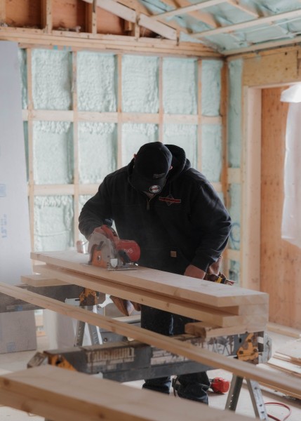 Fabrication of porch header