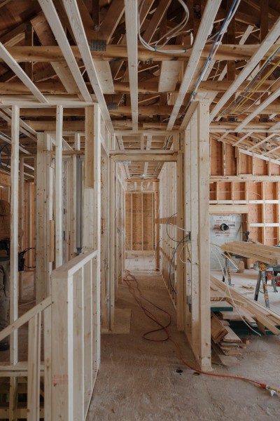 Hallway wall framing