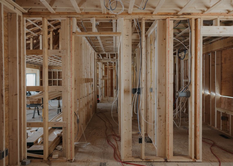 Hallway wall framing