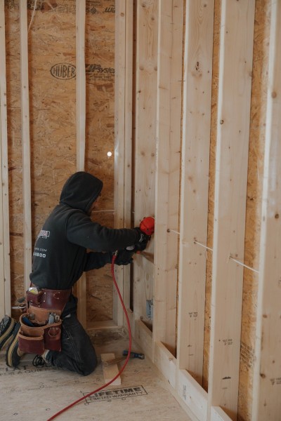 Wall blocking for an accent wall